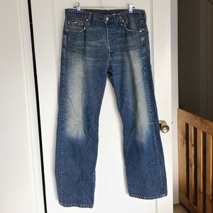 Levi's 501 Straight Leg Mens Jeans